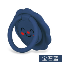 手机指环扣液态支架环指扣女配件扣环vivo多功能壳车载超薄苹果指扣隐形男环扣华为磁 --轻薄牢固[笑脸手机座