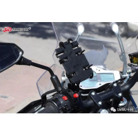 摩托车手机支架导防水裂行UY UU巡鹰福喜巧格K赛艇GW0通用 U型多爪鱼支架(车把固定)手机座