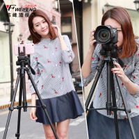 手机直播拍照支架拍摄自拍桌面主播设备三脚架多功能佳能 尼康索 尼微单摄影摄像相机 WF-3320A脚架+双机手机座