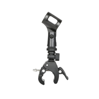 手机支架自拍摄影云台配件旋转夹平板夹遥控器多机夹头补光灯 麦克风夹子卡座手机座