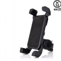 电单车手机导航支架骑手固定电瓶车电动车卡扣式机车专用骑行电车 鹰爪支架[车把款]黑色手机座