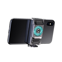 手机散热器降温发烫游戏半导体制冷器贴片水冷却静音小风扇液冷冰封背夹 标准插电款[星耀黑]静音畅玩不发热[手机座