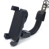 电单车手机导航支架骑手固定电瓶车电动车卡扣式机车专用骑行电车 鹰爪支架[后视镜款]黑色手机座