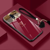 OPPOr17手机壳r17pro新款全包防摔网红潮牌女款爱心玻璃个性创意