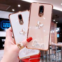 OPPOr17手机壳小红书同款reno镶钻蝴蝶A9超薄软壳OPPOr15女款