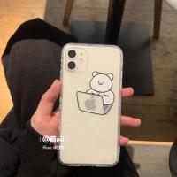 小红书同款电脑小熊11/12Pro/Max苹果XS/XR手机壳iPhone7p女8plus