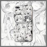 日漫女孩a72手机壳磨砂a92s/a32/r17/a5硬a8/reno4/a11x女r15