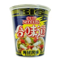 日清 合味道BIG海鲜味方便面108G桶装
