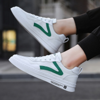 小白鞋男夏季透气帆布鞋韩版潮流男士运动休闲跑步鞋百搭板鞋男鞋