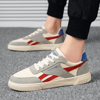 男2021春季新款男鞋百搭潮流板鞋学生透气运动帆布鞋休闲平底鞋子