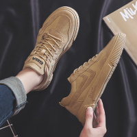 帆布鞋男潮鞋百搭板鞋2021春季新款男士透气学生平底鞋潮流布鞋子