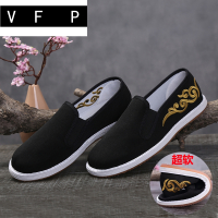 。老北京千层底布鞋男二棉鞋刺绣手工纯手工中国风冬男土休闲鞋时