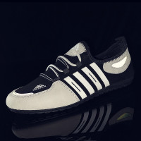 夏季豆豆鞋男士懒人2021新款一脚蹬布鞋社会夜光男鞋休闲潮鞋子男