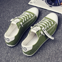 春季男鞋豆豆鞋男潮流百搭休闲透气一脚蹬懒人布鞋精神小伙潮鞋男