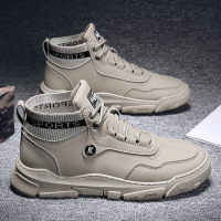 春季马丁靴男高帮皮靴雪地靴中帮短靴男士工装潮鞋英伦风皮鞋男鞋