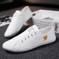 男鞋春季鞋子男帆布鞋小白鞋男韩版潮流百搭透气社会豆豆鞋男板鞋