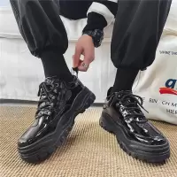 欧洲站老爹鞋男韩版潮流百搭鞋子男ins超火的松糕鞋青年休闲皮鞋