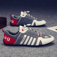 2021新款男鞋夏季透气老北京布鞋男潮鞋精神小伙一脚蹬懒人豆豆鞋