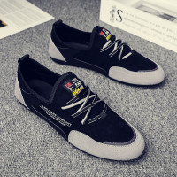 豆豆鞋男春季新款男鞋北京老布鞋潮鞋韩版潮流中国风帆布鞋休闲鞋