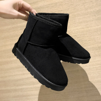 东北雪地靴女冬皮毛一体雪地棉鞋加绒加厚靴子女保暖短靴冬季女鞋