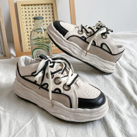 小众设计鞋ins街拍潮鞋溶解鞋松糕厚底老爹鞋女运动休闲板鞋