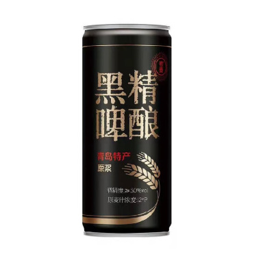 青岛精酿黑啤1L