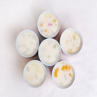 酸奶水果西米露312g 6罐6种口味 新鲜水果罐头 零食黄桃什锦菠萝