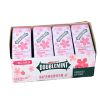 绿箭无糖薄荷糖玫瑰花茶味金属瓶装35粒23.8g