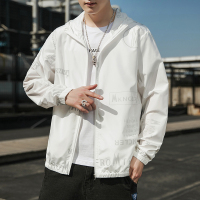 夏季皮肤防晒衣服男士冰丝超薄透气夹克风衣户外运动防紫外线外套夏天穿的