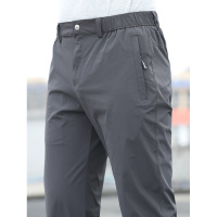 男士运动裤子夏季爸爸装宽松休闲长裤男薄速干中老年冰丝工作西裤夏天穿的