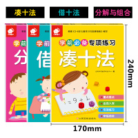 凑十法和借十法书籍20-100以内加减法天天练全套幼小衔接教材幼儿算术书数学1-10数的分成书数字分解组合与组成幼儿园一