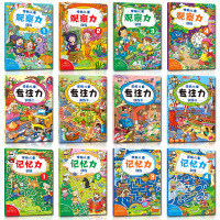 12册找不同迷宫书专注力训练书3-4-5-6岁儿童益智注意力观察记忆力智力开发大脑思维书籍走全脑学前 培养孩子宝宝大冒险