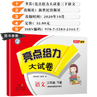 三年级下册试卷全套2021年 亮点给力大试卷 语数英 3下册 苏教版江苏省小学语文数学英语同步训练期末综合测试卷考卷练