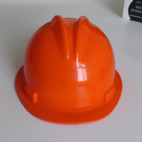 安全帽工地施工防砸防护领导头盔免费印字厂家直销建筑工程 98双筋橘