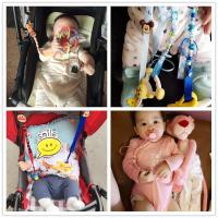 卡通宝宝小孔奶嘴链 婴幼儿牙胶防掉链 串珠玩具防丢链 1条 浅蓝色 浅蓝唐老鸭