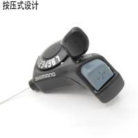 通用7/21速分体调速器山地车变速器自行车指拨单车骑行配件 左3单个[变前面] 送变速线芯