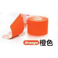 外用运动肌肉贴胶布肌内效贴布打球护腕防肌肉拉伤滑雪防冻贴 橙色 25mmx5m买3送1，5送2