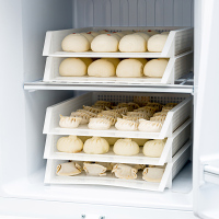 厨房收纳盒塑料饺子盒冰箱保鲜收纳盒冻饺子不粘保鲜盒 小号一个装