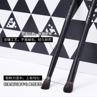 便携2支眼部化妆刷羊毛动物毛眼影刷晕染刷化妆工具套装