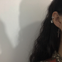 小明家 小兔子耳夹耳骨夹无耳洞可调节韩国简约ins男女同款 一对两个