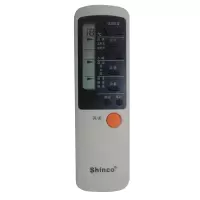 适用Shinco新科空调遥控器通用所有新科 挂机 柜机空调遥控器 深卡其布色