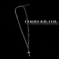 ins冷淡风个性十字架项链蹦迪土酷原宿潮女学生网红同款配饰 十字架项链(不掉色不生锈)