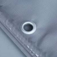 加厚油布防雨布牛津篷布防水防晒帆布货车油苫蓬雨布遮雨遮阳 灰色 定做