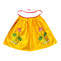 佛像小披风斗篷佛衣 30cm-3m大荷花龙凤袍 菩萨披肩佛具用品 20厘米黄色荷花披风