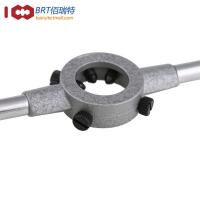 锌合金圆板牙扳手绞手公制铰手圆板牙架攻丝器工具M2-M36 Φ16 (M2-M2.5) 加强[反牙M2板牙不适用]