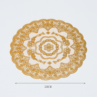 床头柜现代简约北欧式床头柜卧室客厅茶几特价50元以内 迷你精美桌垫(花形随机) 组装