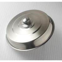 不锈钢大锅盖炒锅高盖特大锅盖子32/42/45/48/52/58特大 高盖外径30.7(不锈钢盖顶)