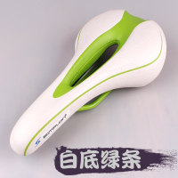山地车坐垫鞍座公路死飞自行车座包自行车长途旅行超舒适鞍坐 白绿色