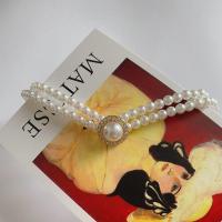 新品 法式复古宫廷巴洛克港风赫本温柔优雅气质珍珠项链女 短款35+8cm