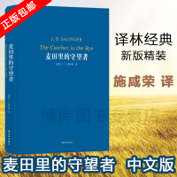 麦田里的守望者(精装) 原著中文版 译林出版社塞林格著施咸荣译 美国文学经典世界名著外国小说书籍排行榜正版